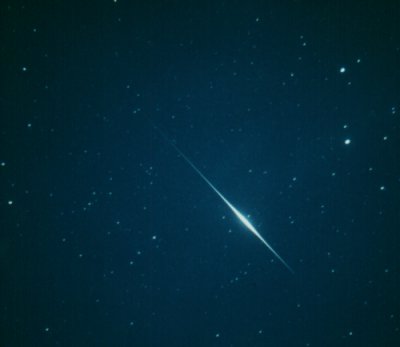 Iridium flare, 14 March 1999 (photo)