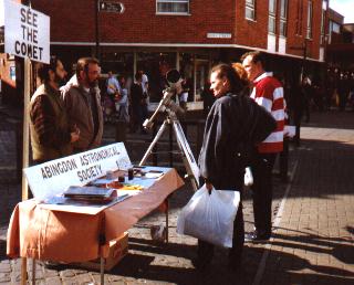 Comet Hale-Bopp AAS stall (photo)